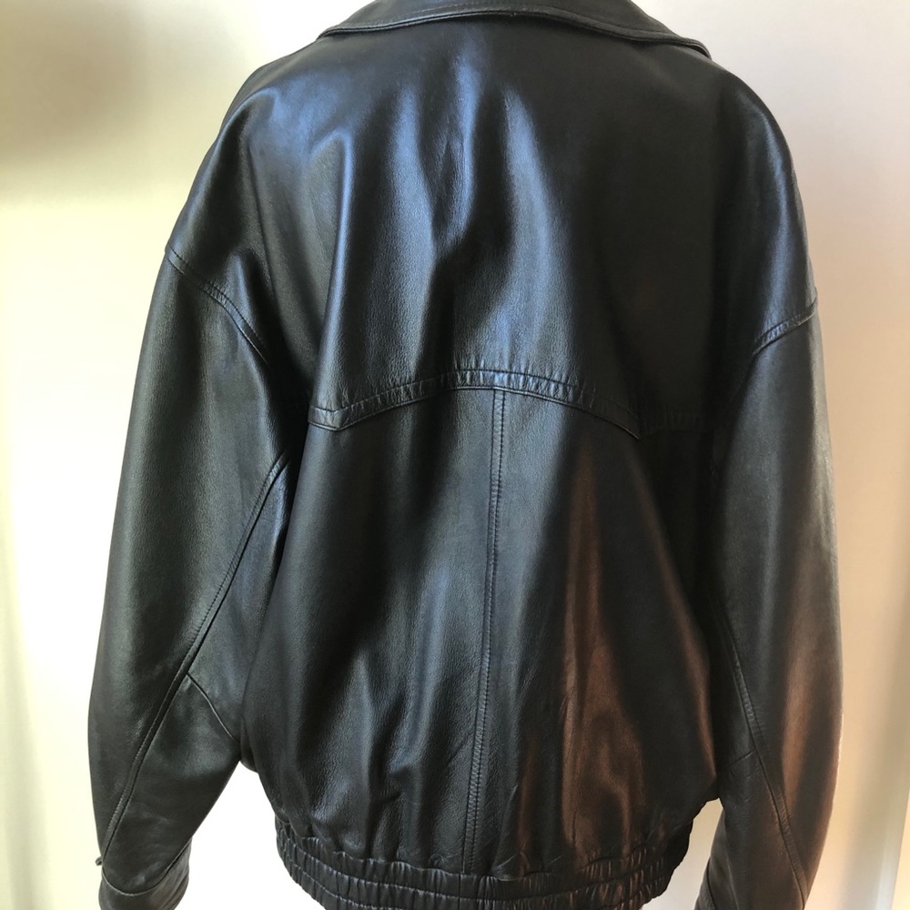 Men’s Bally Leather Bomber Jacket - Picture 8 of 12